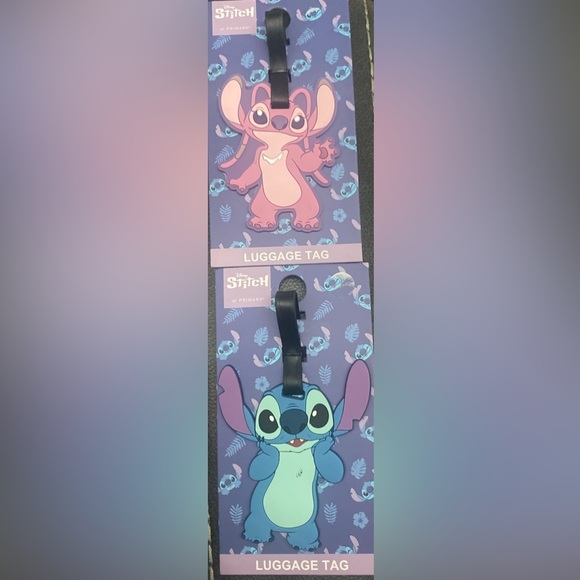 NWT Stitch and Angel luggage tag - Picture 1 of 4